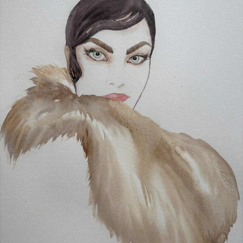 Obraz w ramie. Belle