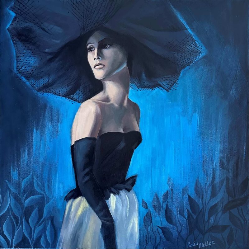 Obraz na płótnie. Ballada o nieznajomej